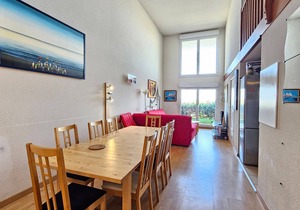 4-room duplex with pool, garden and parking in Dives-sur-Mer
