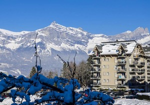 4th floor, swimming pool, balcony, tv, ski locker, 45m², Saint Gervais