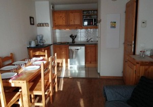 4th floor, swimming pool, balcony, tv, ski locker, 38m², Saint Gervais