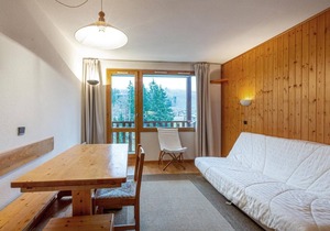 6th floor, view mountain, balcony, ski locker, 28m², Valmorel