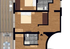 83 m² Apartment ∙ 2 bedrooms ∙ 4 guests