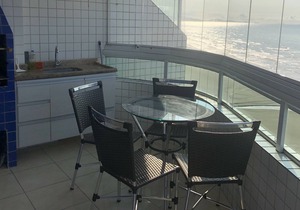 Apartment facing the sea with barbecue on the balcony, 2 parking spaces, 3 bedrooms