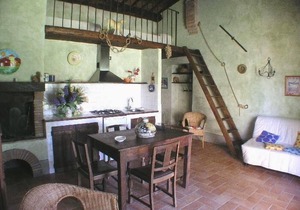 Apartment for 2 persons + 2 children approx. 45 qm in Monteleone d'Orvieto, Lake Trasimeno