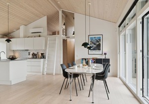 Beach front home in Fjerritslev with WiFi