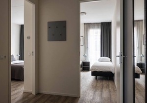 Bright and modern two bedroom apartment with canal view.