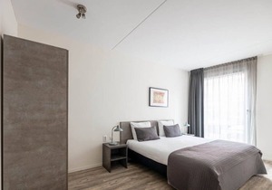Bright and modern two bedroom apartment with canal view.