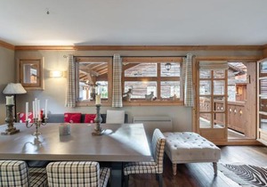 Chalet confortable avec sauna à Courchevel Le Praz, proche remontées - FR-1-568-15