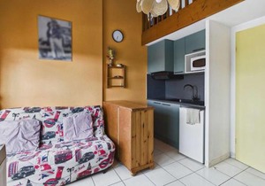 Charmant Studio Cabine Mezzanine avec Terrasse et Piscine à Marseillan - 6 Couchages - FR-1-326-437