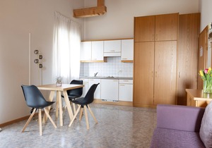 Charming Apartment with Balcony and Stunning Mountain Views at Residence Margreth