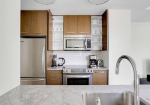 Classic Back Bay 1BR w/W/D & Gym, 2 blocks to T, by Blueground