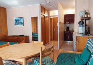 Cozy studio for 2, balcony and wifi in Brides-les-Bains