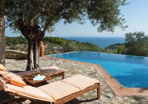 Deluxe Alonissos Island Villa Elia Private Pool Sea View 1 BDR Raches