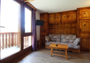 Duplex pour 8 pers avec balcon et wifi au pied des pistes - FR-1-508-79