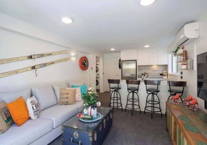Hillside Villa 2 – Modern 2BR Walk to Town & A/C
