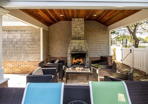 Located just 1 ½ blocks to the beach, this distinctive property boasts seven (7) bedrooms, each with their own custom, private bath, as well as one powder room and an exquisite, solid mahogany, outdoor shower
