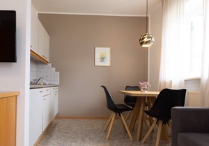 Lovingly Furnished Apartment with Balcony and Stunning City Views at Residence Margreth