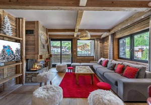 Luxury apartment in Val-d'Isère with sauna, parking and WIFI