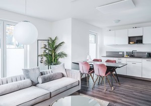 Modern accommodation close to the beach.