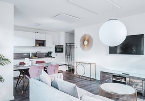 Modern accommodation close to the beach.