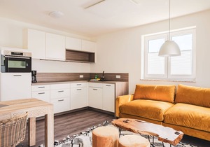 Modern accommodation close to the beach.