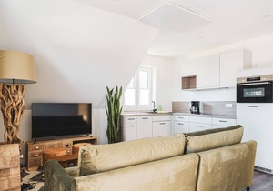 Modern accommodation close to the beach.