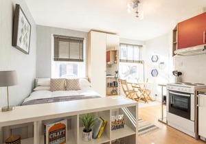 Modern and Chic Studio Flat for 2 people in West Kilburn by Queen's Park