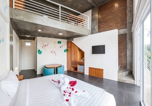 Modern, Deluxe Room with pool view #2