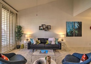 Modern Palm Springs Gem - Pool Access and Mtn Views