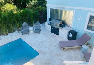 Pass-A-Grille Key West Style Compound Pool BBQ