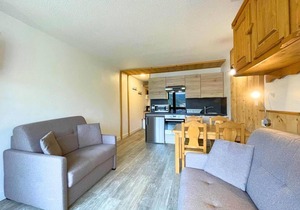 Resort center, 8th floor, view ski slopes, balcony, tv, 24m², Les Menuires
