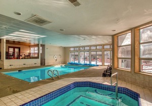 Ski view condo with pool & hot tub, 2 fireplaces - walk to lifts