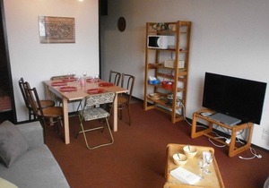 Studio cabin for 6, balcony, equipped kitchen