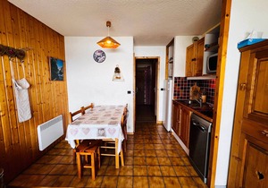 Studio cabin in Les Saisies, south facing, pets allowed