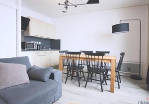 Studio cabine 4/5 pers, balcon expo sud, TV, cuisine équipée, casier à ski - FR-1-457-175