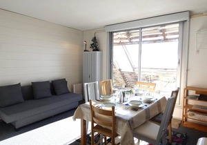 Studio cabine 6 pers. avec balcon, exposé sud, Club Engaly II - FR-1-457-241