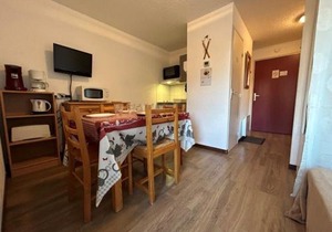 Studio cabine chaleureux avec balcon, proche pistes, 4 pers, Puy Saint Vincent - FR-1-330G-9