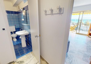 Studio climatisé à Menton, face mer - FR-1-196-208