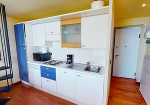 Studio with mezzanine, sea view, Wi-Fi, near beach