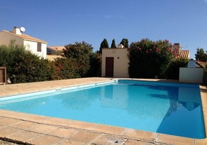 T2 Villa with pool and parking in Port Leucate, 4 people