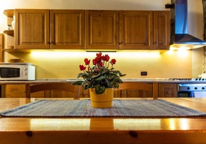 Three-level apartment in historic building