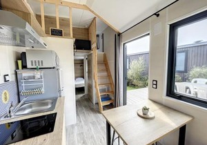 Tiny House cosy à 200m de la plage, piscine, parking, et wifi gratuit - FR-1-361A-3