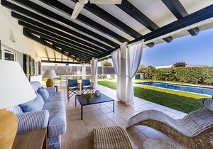 Villa with pool in Cap den Font 30m from the sea with possibility of buoy
