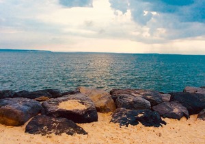 Walk to private beach in Clearwater