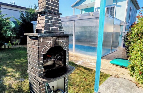 Imrenli Koyu Villa | Şilede doğa içinde denize yakın kapalı ısıtmalı havuzlu şömineli barbekülü villa