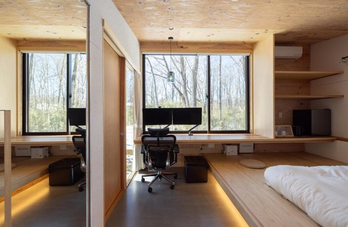 Nasu Apartment | 森deワーケなすっぽ 木の温もりとホテルライクな佇まい 森のバレルサウナ