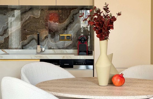 Alanya Apartment | 1+1 Qoople Excellence A-14 apartment in a new residence with AC and gym access