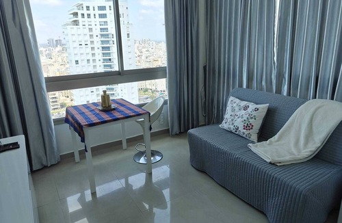 Netanya House | 1 BR apartment plus kitchenette, gorgeous view of the sparkling Mediterranean.