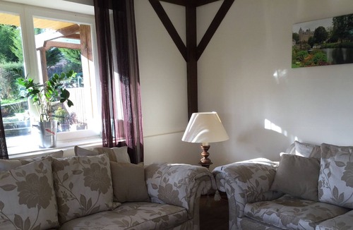 Le Sourn House | 1 of 4 Gites Le Ponto is a 2 bedroom Gite on one level once inside.