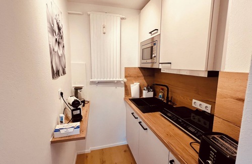 Offenbach am Main Apartment | 1 Zimmer Wohnung Nahe Sanaklinikum Balkon Netflix