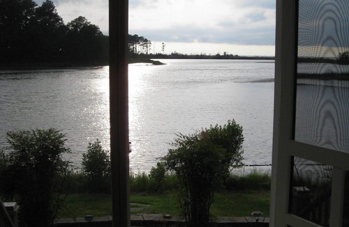 Onancock House | 10 Acre 3 BR Waterfront Retreat on Thicket Creek has dock & neighborhood beach
